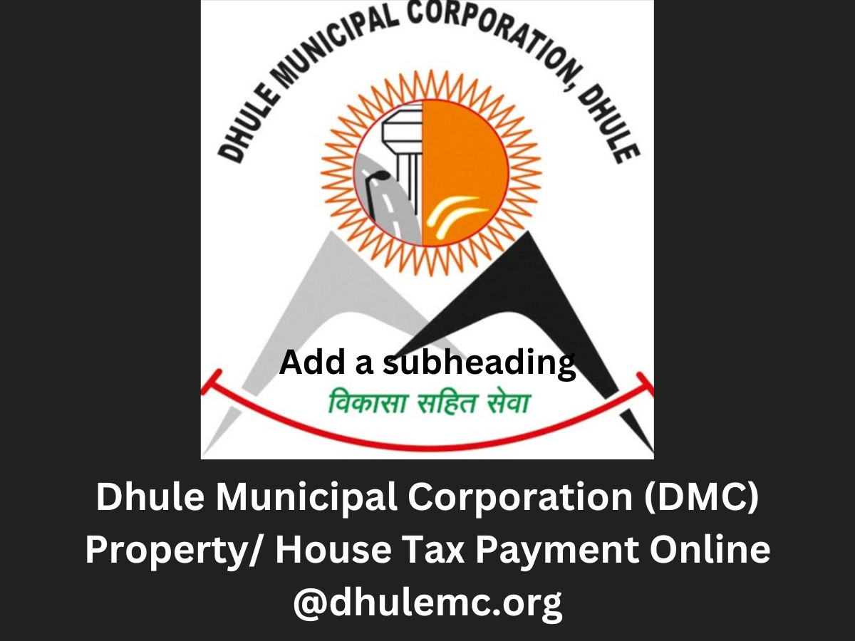 Dhule Municipal Corporation Property Tax 2023-24