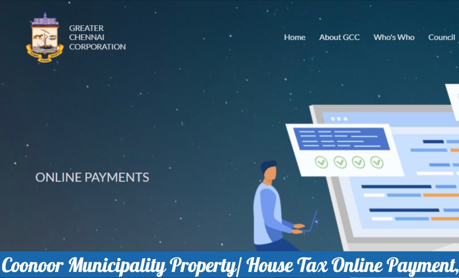 Coonoor Municipality Property Tax Online Payment - File House Tax Return