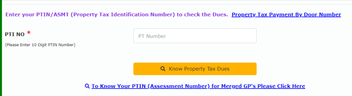 Khammam Municipal Corporation Property-House Tax Online Payment