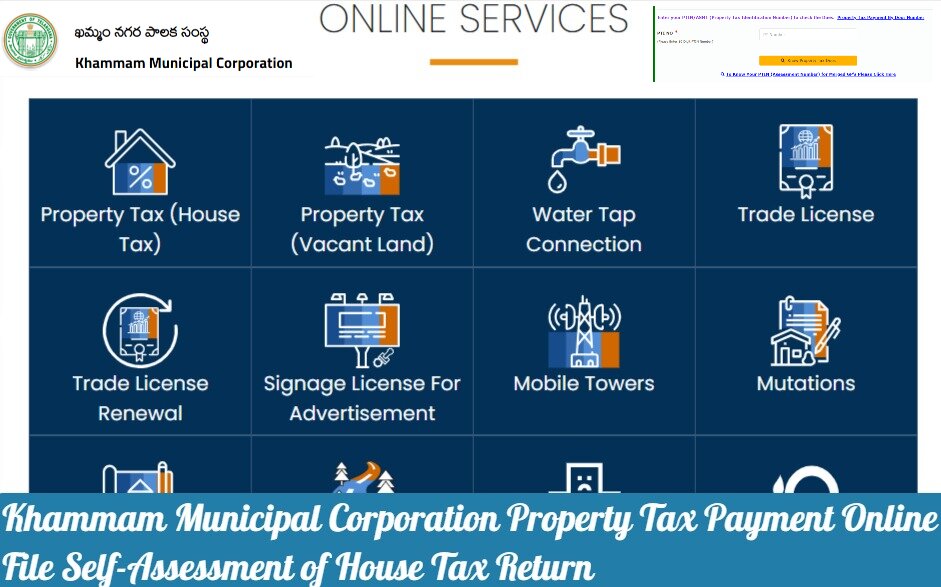 Khammam Municipal Corporation Property Tax Payment, File Self-Assessment of House Tax Return (1)