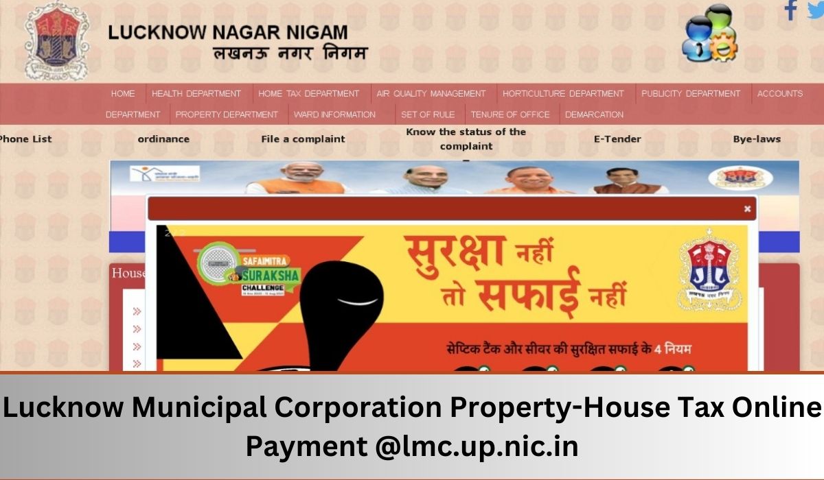 Lucknow Municipal Corporation Property-House Tax Online Payment @lmc.up.nic.in