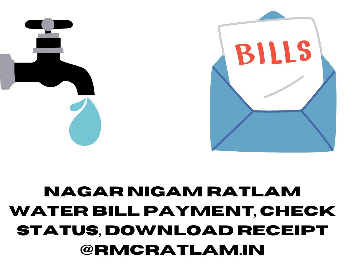Nagar Nigam Ratlam Water Bill Payment, Check Status, Download Receipt @rmcratlam.in