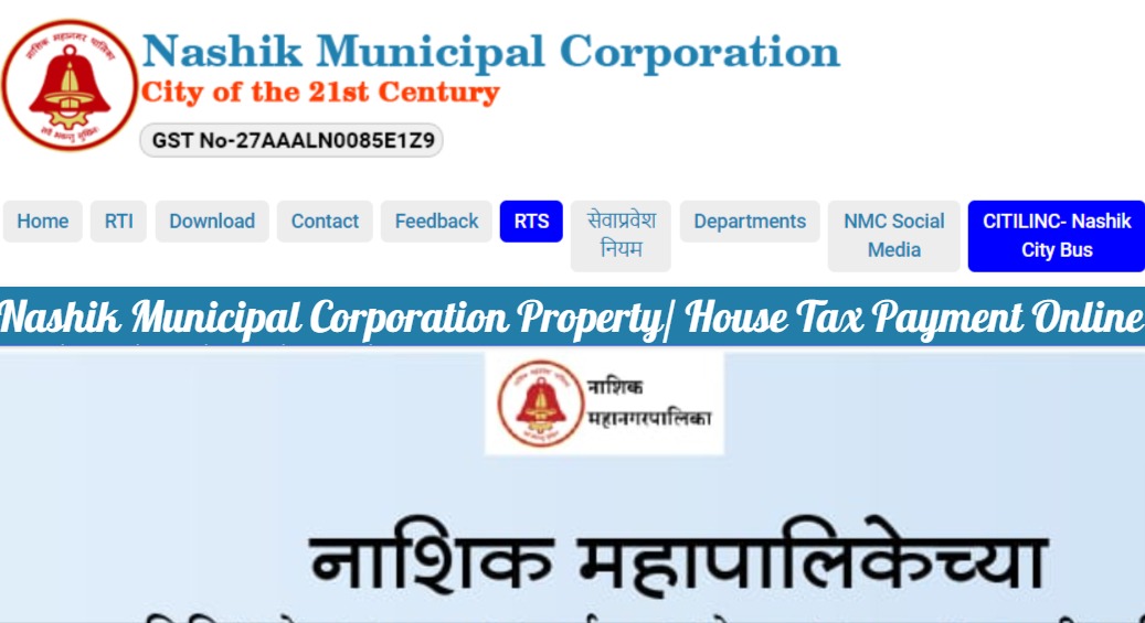 Nashik Municipal Corporation Property-House Tax Payment Online @nmctax.in