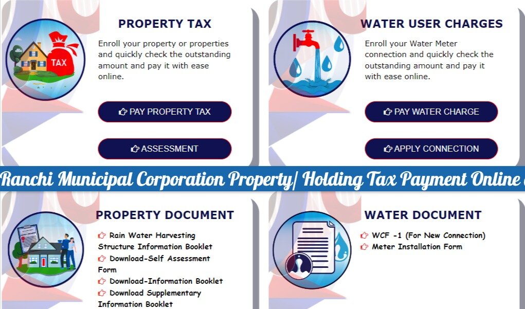 Ranchi Municipal Corporation Property Tax Payment Online @ranchimunicipal