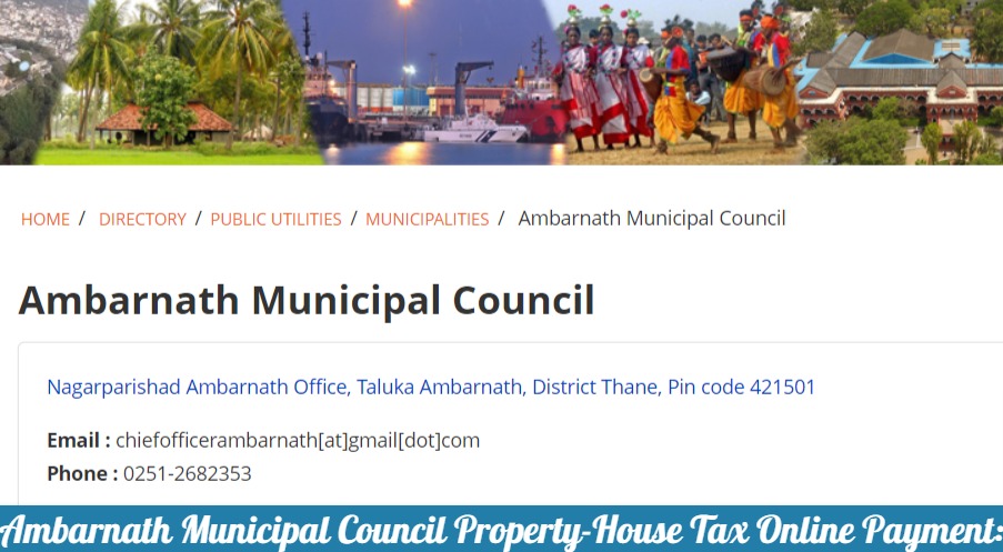 Ambarnath Municipal Council Property-House Tax Online Payment - AMC Property Tax Bill