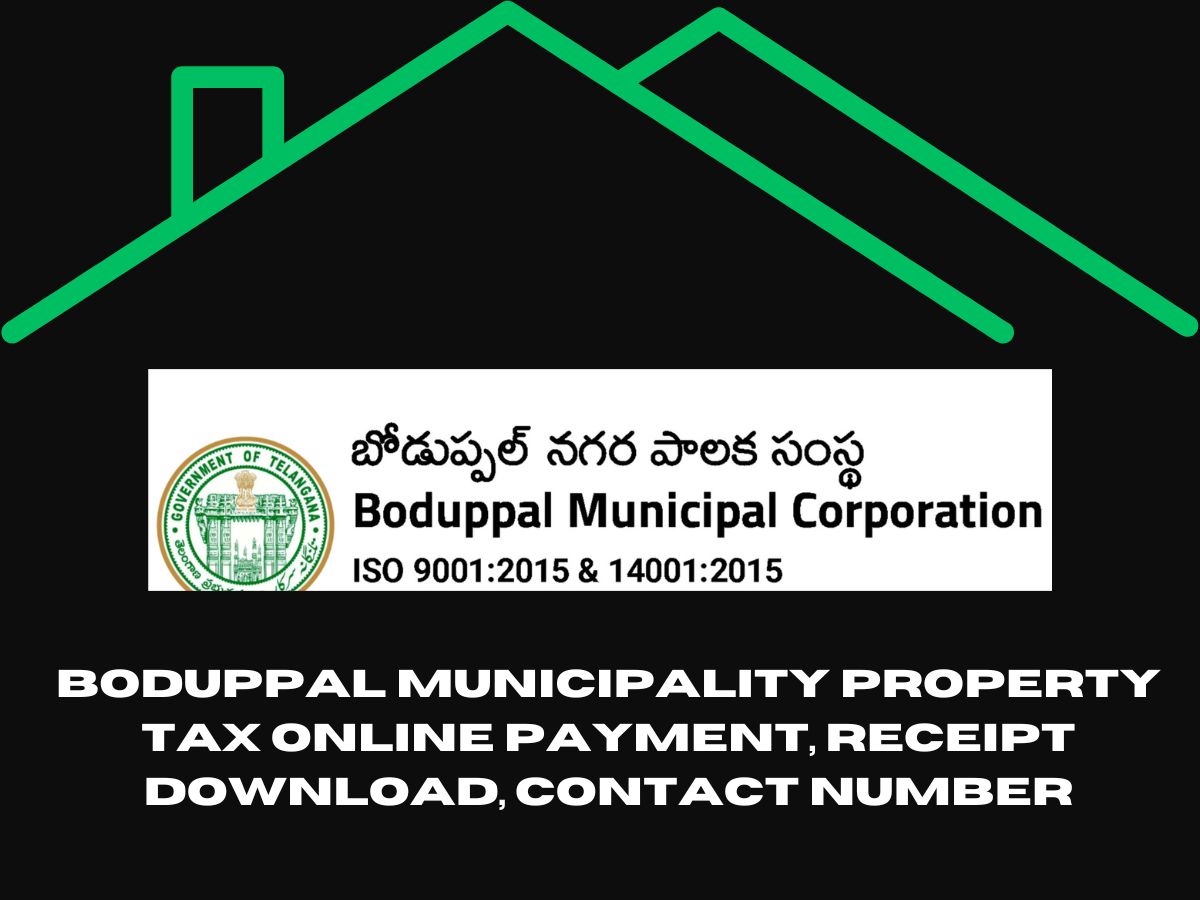 Boduppal Municipality Property Tax Online Payment, Receipt Download, Contact Number