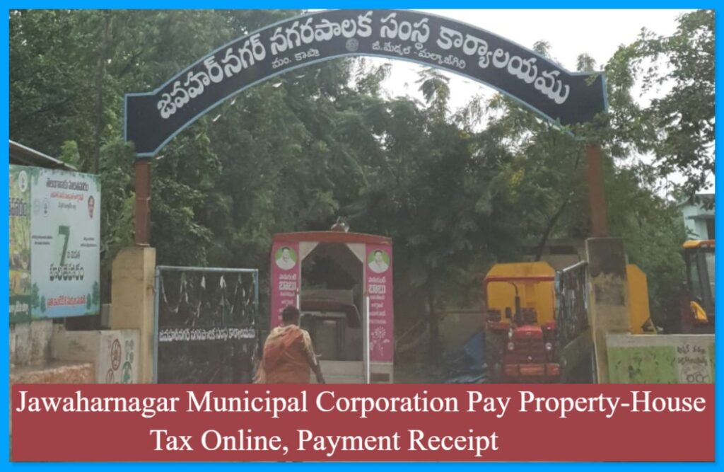 Jawaharnagar Municipal Corporation Pay Property-House Tax Online, Payment Receipt